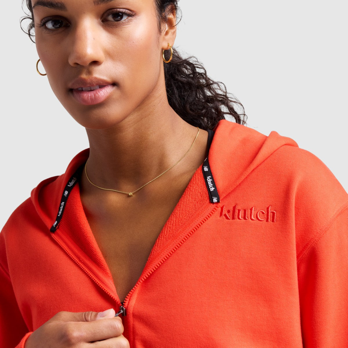 New Balance Klutch Women's Fleece Full Zip ニューバランス クラッチ フリース フルジップ WT53613【レディース フリース フルジップ フーディ カジュアル リラックスフィット デイリー 快適 25FW】