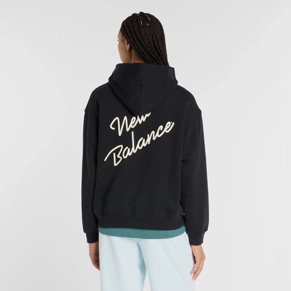 New Balance Athletics Script Hoodie ニューバランス アスレチックス スクリプト フーディー WT53906【レディース フーディ スウェット コットン グラフィック 刺繍 カジュアル 25FW】