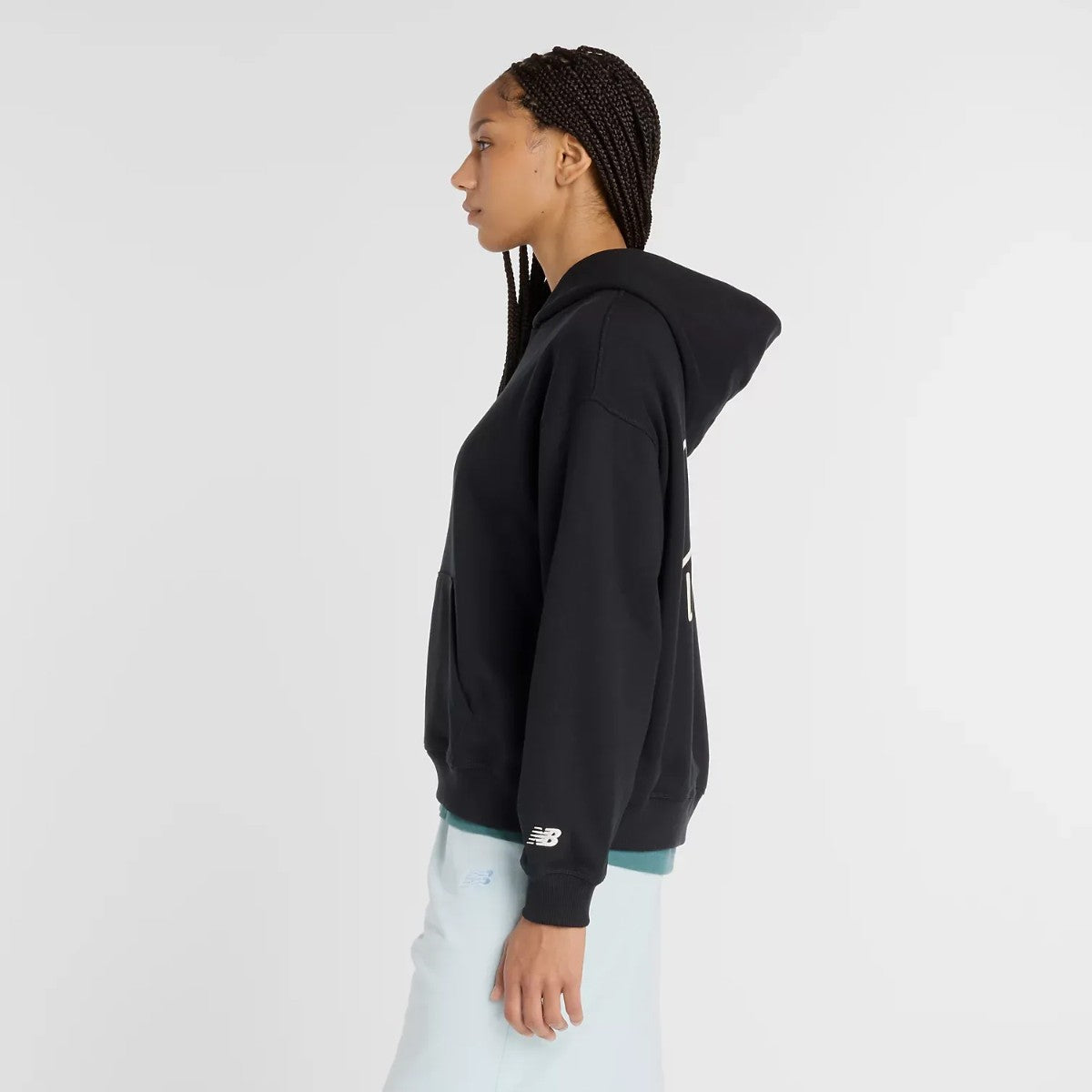 New Balance Athletics Script Hoodie ニューバランス アスレチックス スクリプト フーディー WT53906【レディース フーディ スウェット コットン グラフィック 刺繍 カジュアル 25FW】