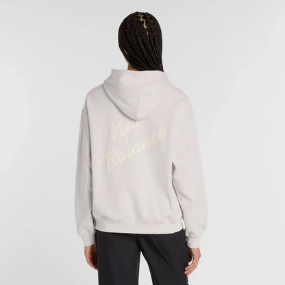 New Balance Athletics Script Hoodie ニューバランス アスレチックス スクリプト フーディー WT53906【レディース フーディ スウェット コットン グラフィック 刺繍 カジュアル 25FW】