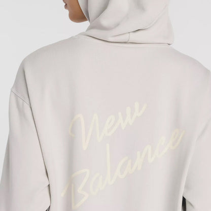 New Balance Athletics Script Hoodie ニューバランス アスレチックス スクリプト フーディー WT53906【レディース フーディ スウェット コットン グラフィック 刺繍 カジュアル 25FW】