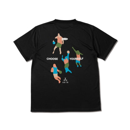 AKTR FREE MOTION SPORTS TEE アクター フリー モーション スポーツ Tシャツ 225-001005【メンズ 半袖Tシャツ スポーツウェア グラフィック 25FW】