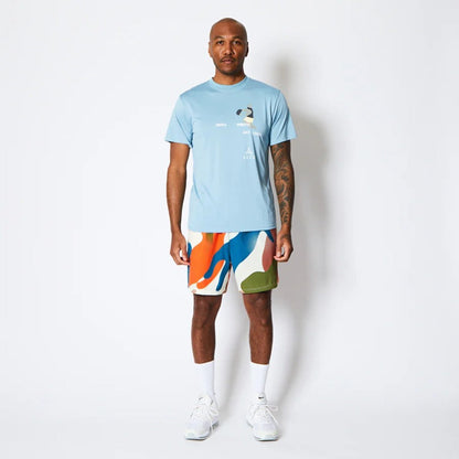 AKTR FREE MOTION SPORTS TEE アクター フリー モーション スポーツ Tシャツ 225-001005【メンズ 半袖Tシャツ スポーツウェア グラフィック 25FW】