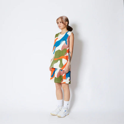 AKTR FREE MOTION SLEEVELESS SP SHIRTS アクター フリー モーション スリーブレス SP シャツ 225-002001【メンズ ノースリーブTシャツ グラフィック ストレッチ性 速乾性 25FW】