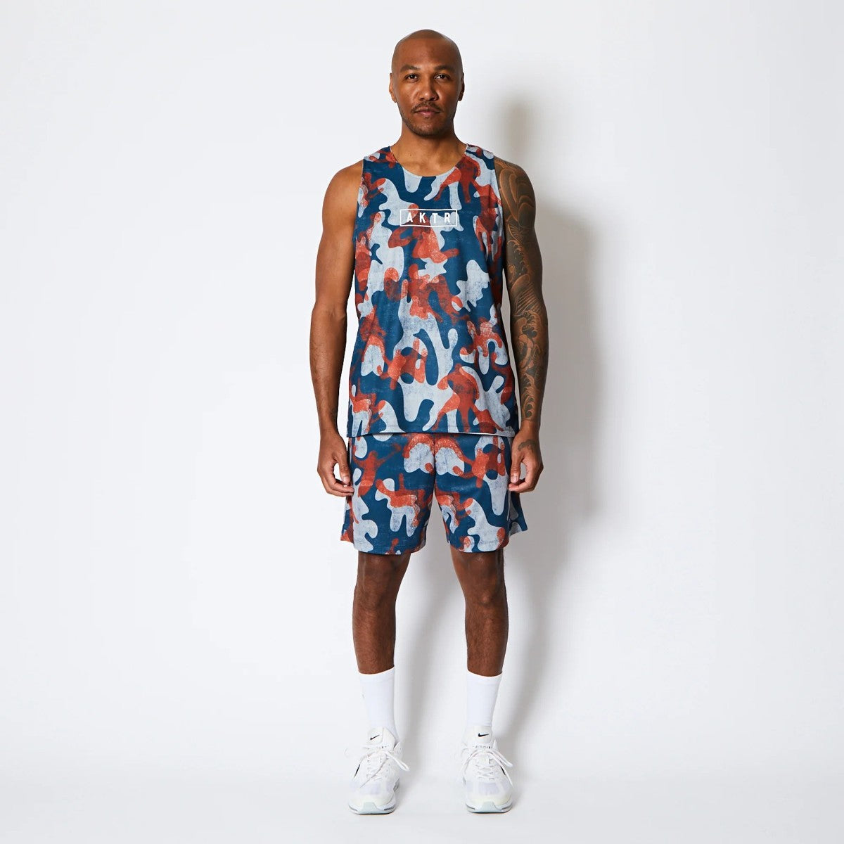 AKTR PLAY CAMO REVERSIBLE TANK アクター プレイ カモ リバーシブル タンク 225-011001【メンズ トップス タンクトップ リバーシブル 総柄 25FW】