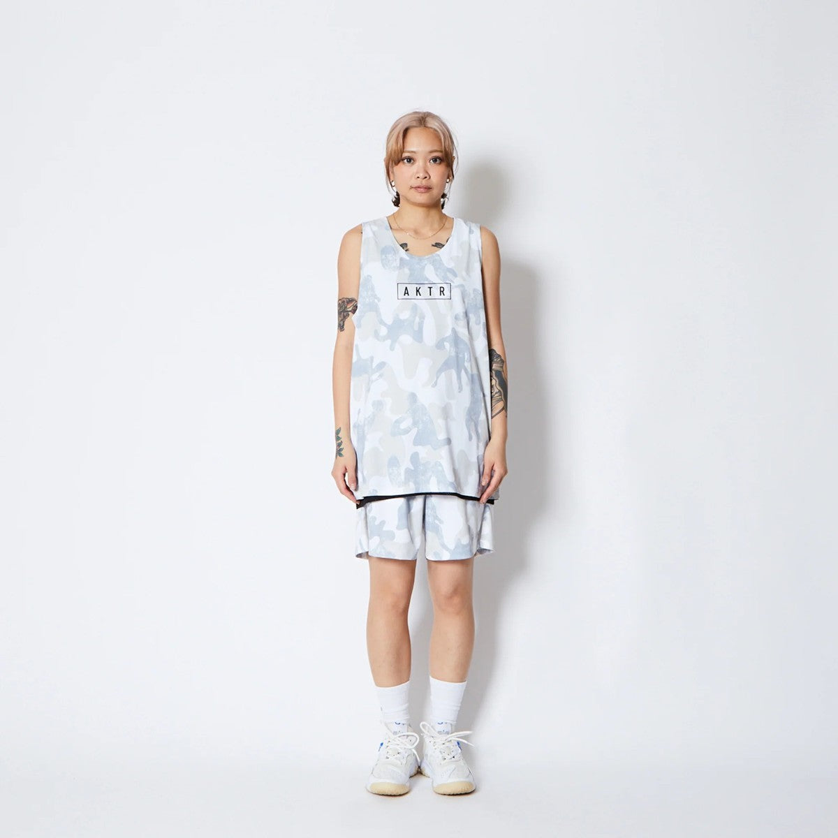 AKTR PLAY CAMO REVERSIBLE TANK アクター プレイ カモ リバーシブル タンク 225-011001【メンズ トップス タンクトップ リバーシブル 総柄 25FW】
