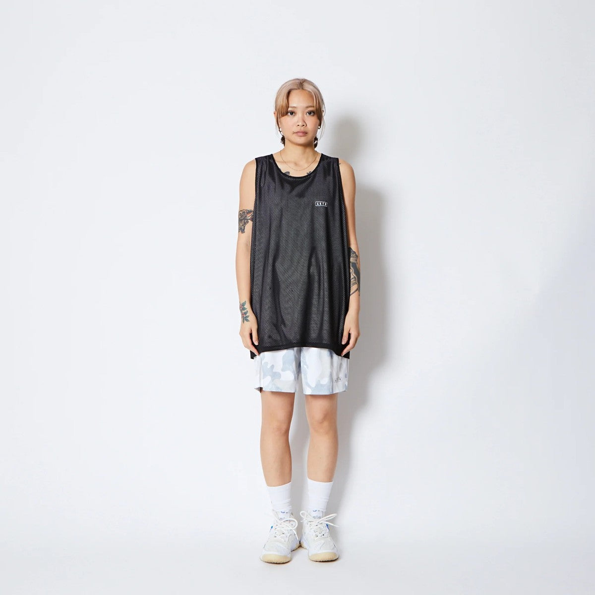 AKTR PLAY CAMO REVERSIBLE TANK アクター プレイ カモ リバーシブル タンク 225-011001【メンズ トップス タンクトップ リバーシブル 総柄 25FW】