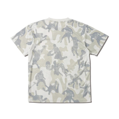 AKTR PLAY CAMO AKTR LOGO SPORTS TEE アクター プレイ カモ アクター ロゴ スポーツ Tシャツ 225-012005【メンズ トップス Tシャツ 半袖 カモフラージュ 総柄 25FW】