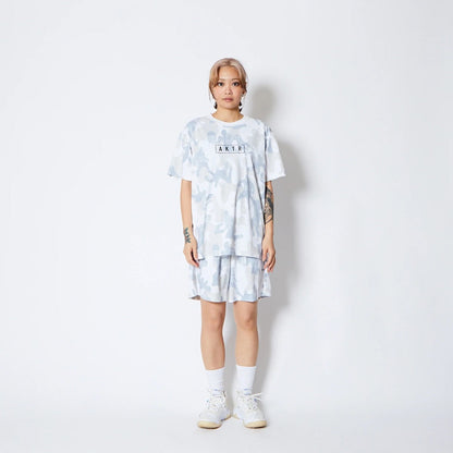 AKTR PLAY CAMO AKTR LOGO SPORTS TEE アクター プレイ カモ アクター ロゴ スポーツ Tシャツ 225-012005【メンズ トップス Tシャツ 半袖 カモフラージュ 総柄 25FW】