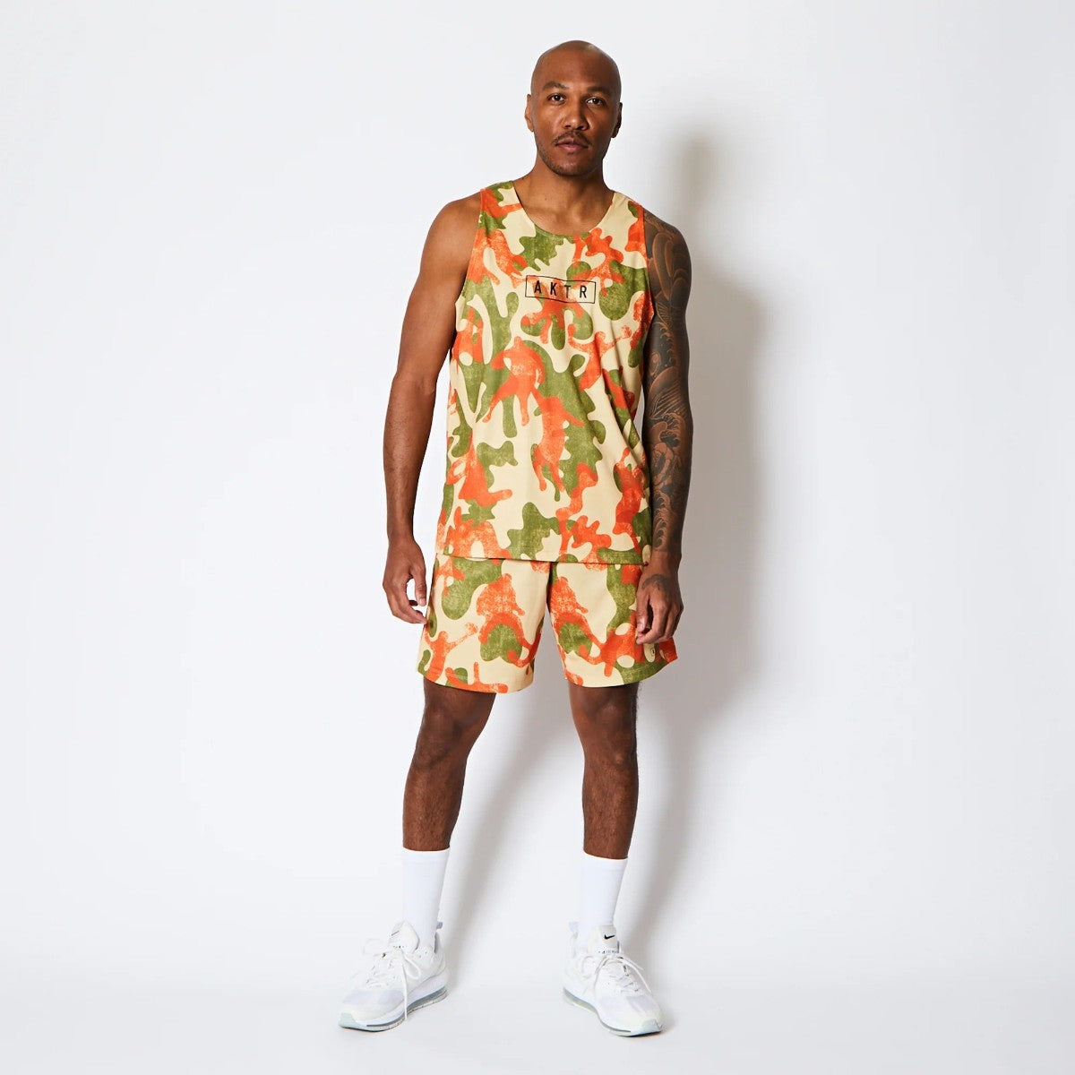 AKTR PLAY CAMO 6.5-INCH SHORTS NV アクター プレイ カモ 6.5インチ ショーツ NV 225-013002【メンズ ハーフパンツ ショーツ カモフラージュ 総柄 25FW】