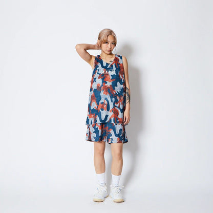 AKTR PLAY CAMO 6.5-INCH SHORTS NV アクター プレイ カモ 6.5インチ ショーツ NV 225-013002【メンズ ハーフパンツ ショーツ カモフラージュ 総柄 25FW】