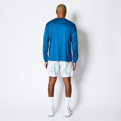 AKTR FADE BOX LOGO L/S SPORTS TEE アクター フェード ボックス ロゴ ロングスリーブ スポーツ Tシャツ 225-020005【メンズ Tシャツ グラデーション 長袖 トレーニング 25FW】