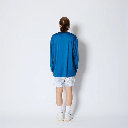 AKTR FADE BOX LOGO L/S SPORTS TEE アクター フェード ボックス ロゴ ロングスリーブ スポーツ Tシャツ 225-020005【メンズ Tシャツ グラデーション 長袖 トレーニング 25FW】