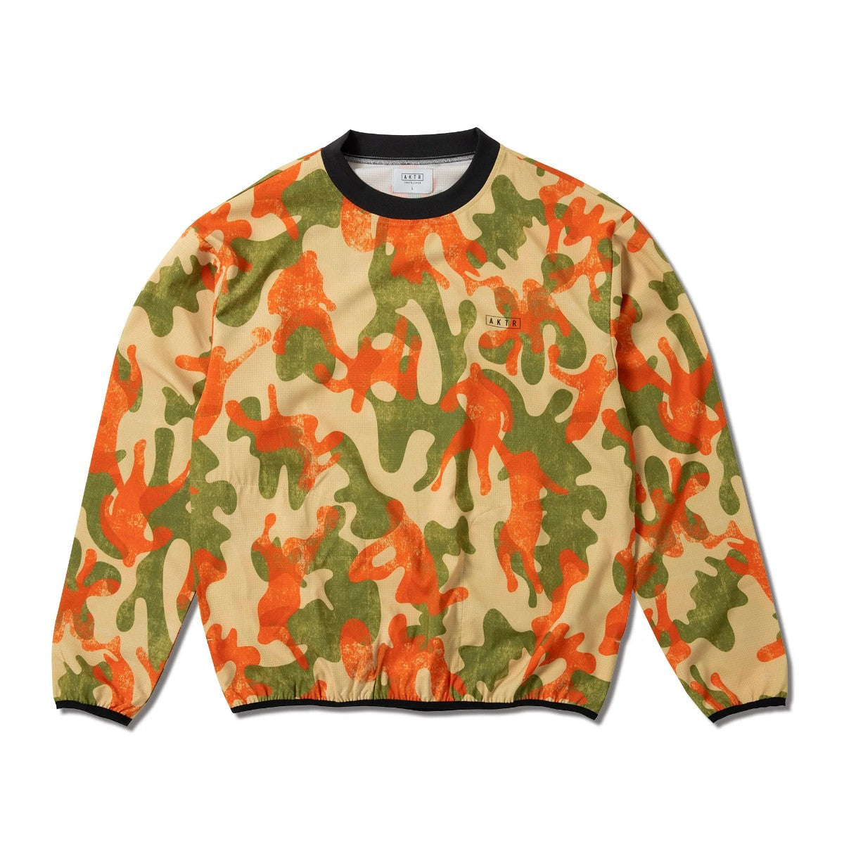 AKTR PLAY CAMO PULLOVER SHTG SHIRTS アクター プレイ カモ プルオーバー シューティング シャツ 225-021010【メンズ 長袖 シャツ カットソー カモフラージュ バスケットボール 吸汗速乾 25FW】