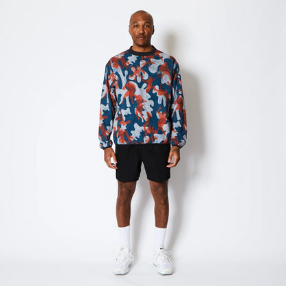 AKTR PLAY CAMO PULLOVER SHTG SHIRTS アクター プレイ カモ プルオーバー シューティング シャツ 225-021010【メンズ 長袖 シャツ カットソー カモフラージュ バスケットボール 吸汗速乾 25FW】