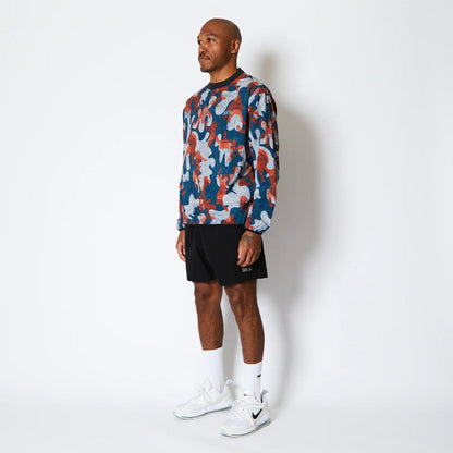 AKTR PLAY CAMO PULLOVER SHTG SHIRTS アクター プレイ カモ プルオーバー シューティング シャツ 225-021010【メンズ 長袖 シャツ カットソー カモフラージュ バスケットボール 吸汗速乾 25FW】
