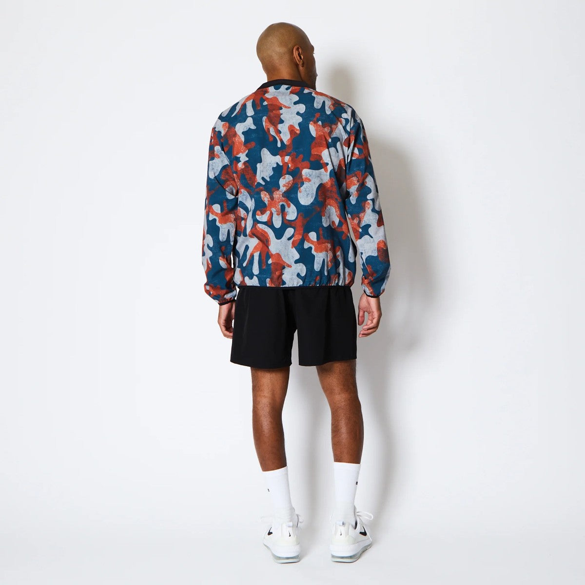 AKTR PLAY CAMO PULLOVER SHTG SHIRTS アクター プレイ カモ プルオーバー シューティング シャツ 225-021010【メンズ 長袖 シャツ カットソー カモフラージュ バスケットボール 吸汗速乾 25FW】