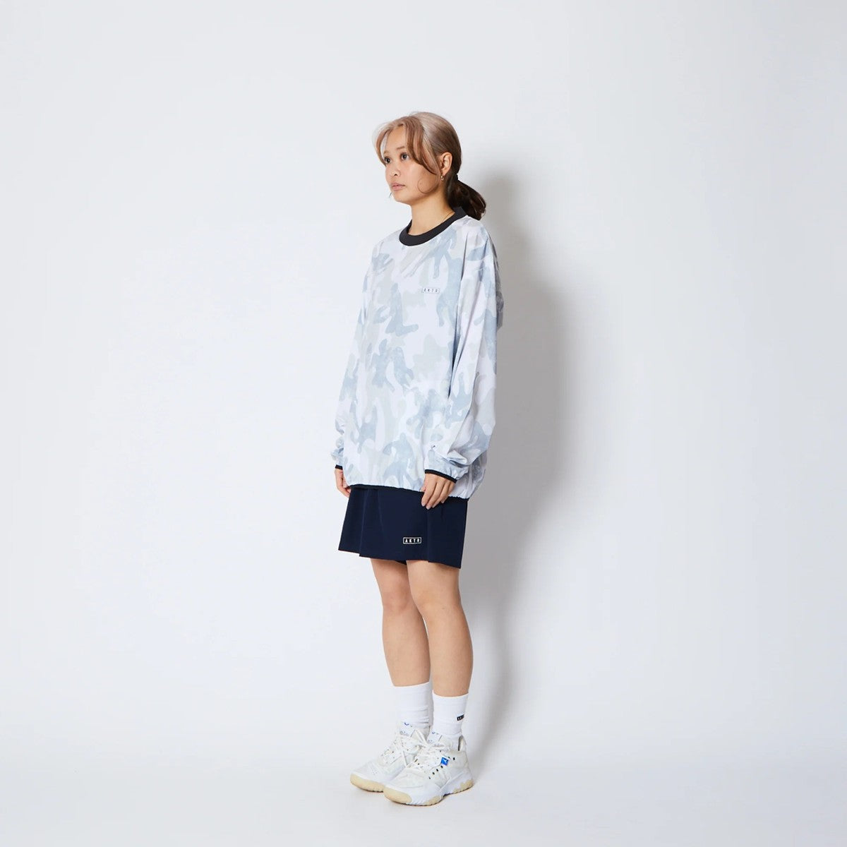 AKTR PLAY CAMO PULLOVER SHTG SHIRTS アクター プレイ カモ プルオーバー シューティング シャツ 225-021010【メンズ 長袖 シャツ カットソー カモフラージュ バスケットボール 吸汗速乾 25FW】
