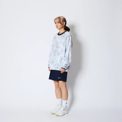 AKTR PLAY CAMO PULLOVER SHTG SHIRTS アクター プレイ カモ プルオーバー シューティング シャツ 225-021010【メンズ 長袖 シャツ カットソー カモフラージュ バスケットボール 吸汗速乾 25FW】