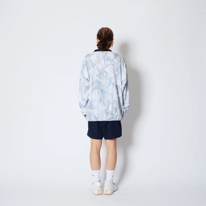 AKTR PLAY CAMO PULLOVER SHTG SHIRTS アクター プレイ カモ プルオーバー シューティング シャツ 225-021010【メンズ 長袖 シャツ カットソー カモフラージュ バスケットボール 吸汗速乾 25FW】
