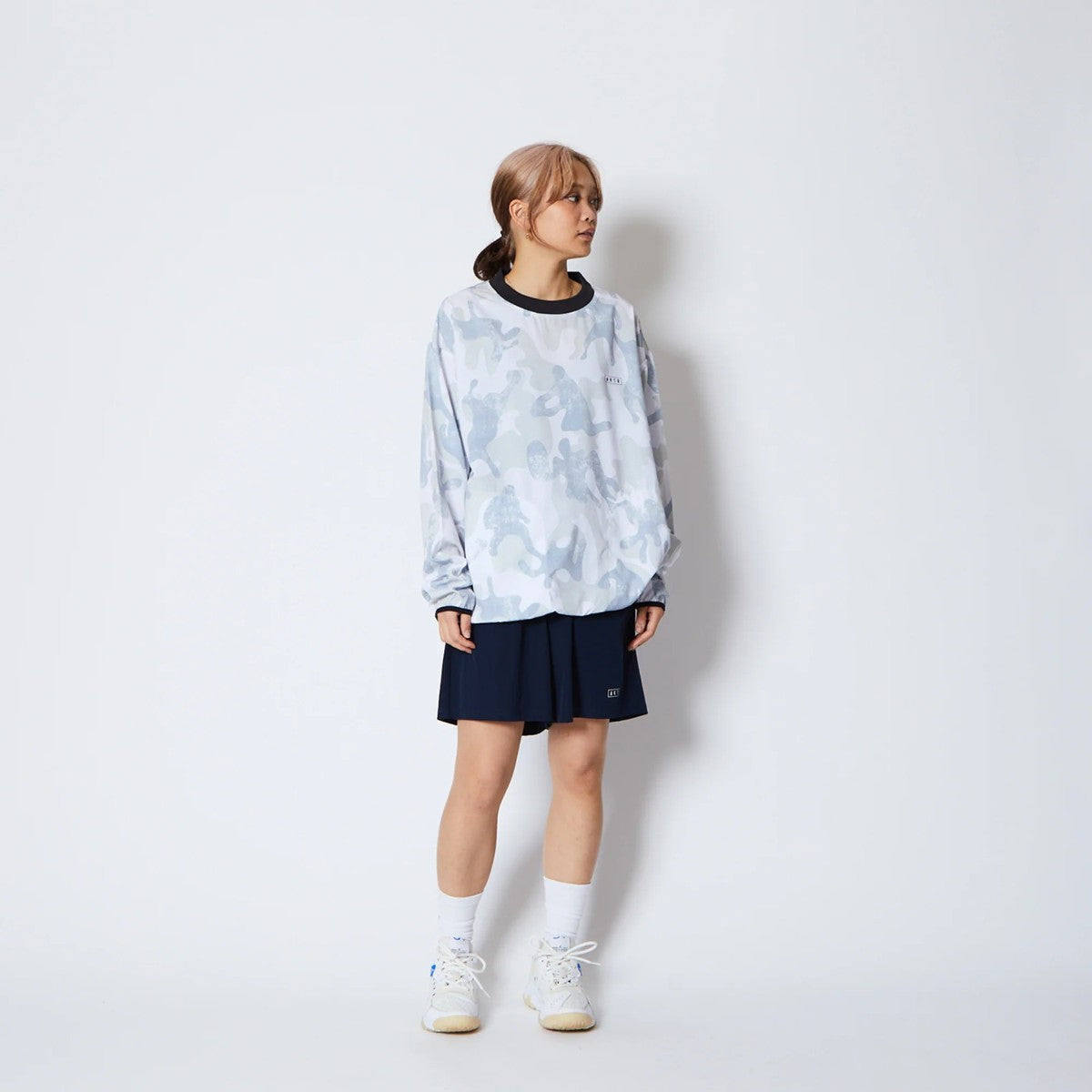 AKTR PLAY CAMO PULLOVER SHTG SHIRTS アクター プレイ カモ プルオーバー シューティング シャツ 225-021010【メンズ 長袖 シャツ カットソー カモフラージュ バスケットボール 吸汗速乾 25FW】
