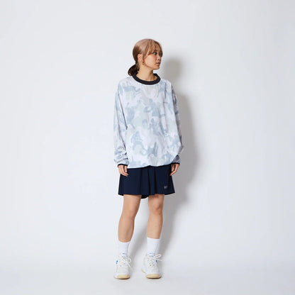 AKTR PLAY CAMO PULLOVER SHTG SHIRTS アクター プレイ カモ プルオーバー シューティング シャツ 225-021010【メンズ 長袖 シャツ カットソー カモフラージュ バスケットボール 吸汗速乾 25FW】