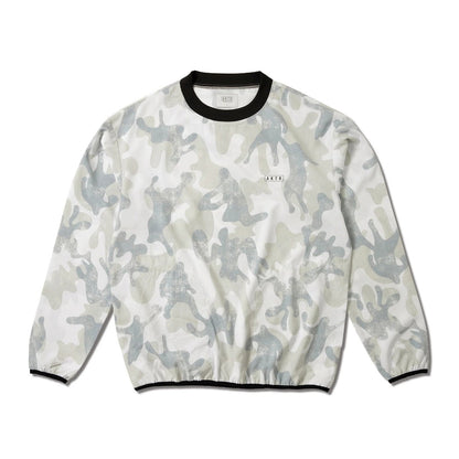 AKTR PLAY CAMO PULLOVER SHTG SHIRTS アクター プレイ カモ プルオーバー シューティング シャツ 225-021010【メンズ 長袖 シャツ カットソー カモフラージュ バスケットボール 吸汗速乾 25FW】
