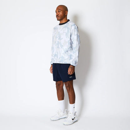 AKTR PLAY CAMO PULLOVER SHTG SHIRTS アクター プレイ カモ プルオーバー シューティング シャツ 225-021010【メンズ 長袖 シャツ カットソー カモフラージュ バスケットボール 吸汗速乾 25FW】