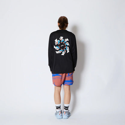 AKTR TORSION NICK L/S SPORTS TEE アクター トーション ニック ロングスリーブ スポーツ Tシャツ 225-022005【メンズ Tシャツ スポーツ 長袖 グラフィック トレーニング 25FW】