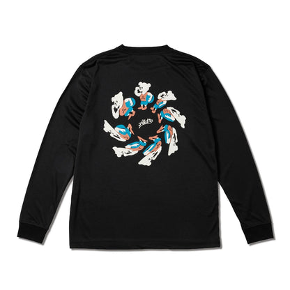 AKTR TORSION NICK L/S SPORTS TEE アクター トーション ニック ロングスリーブ スポーツ Tシャツ 225-022005【メンズ Tシャツ スポーツ 長袖 グラフィック トレーニング 25FW】