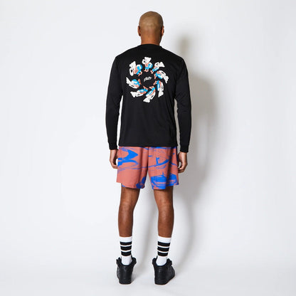 AKTR TORSION NICK L/S SPORTS TEE アクター トーション ニック ロングスリーブ スポーツ Tシャツ 225-022005【メンズ Tシャツ スポーツ 長袖 グラフィック トレーニング 25FW】
