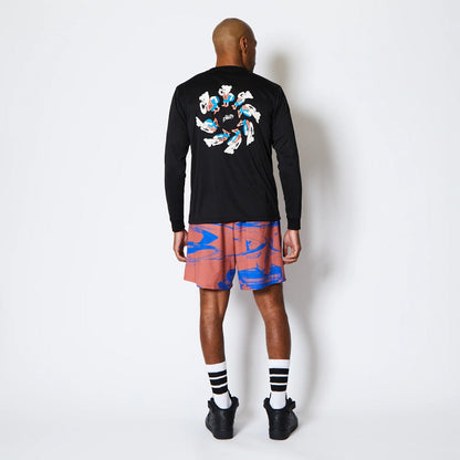 AKTR TORSION NICK L/S SPORTS TEE アクター トーション ニック ロングスリーブ スポーツ Tシャツ 225-022005【メンズ Tシャツ スポーツ 長袖 グラフィック トレーニング 25FW】