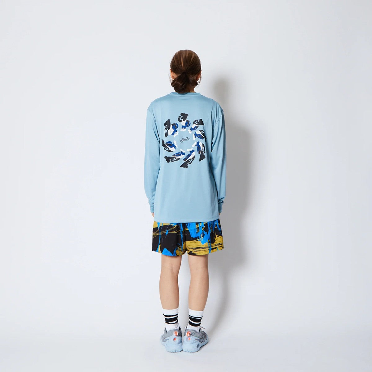 AKTR TORSION NICK L/S SPORTS TEE アクター トーション ニック ロングスリーブ スポーツ Tシャツ 225-022005【メンズ Tシャツ スポーツ 長袖 グラフィック トレーニング 25FW】