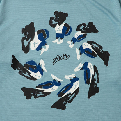 AKTR TORSION NICK L/S SPORTS TEE アクター トーション ニック ロングスリーブ スポーツ Tシャツ 225-022005【メンズ Tシャツ スポーツ 長袖 グラフィック トレーニング 25FW】