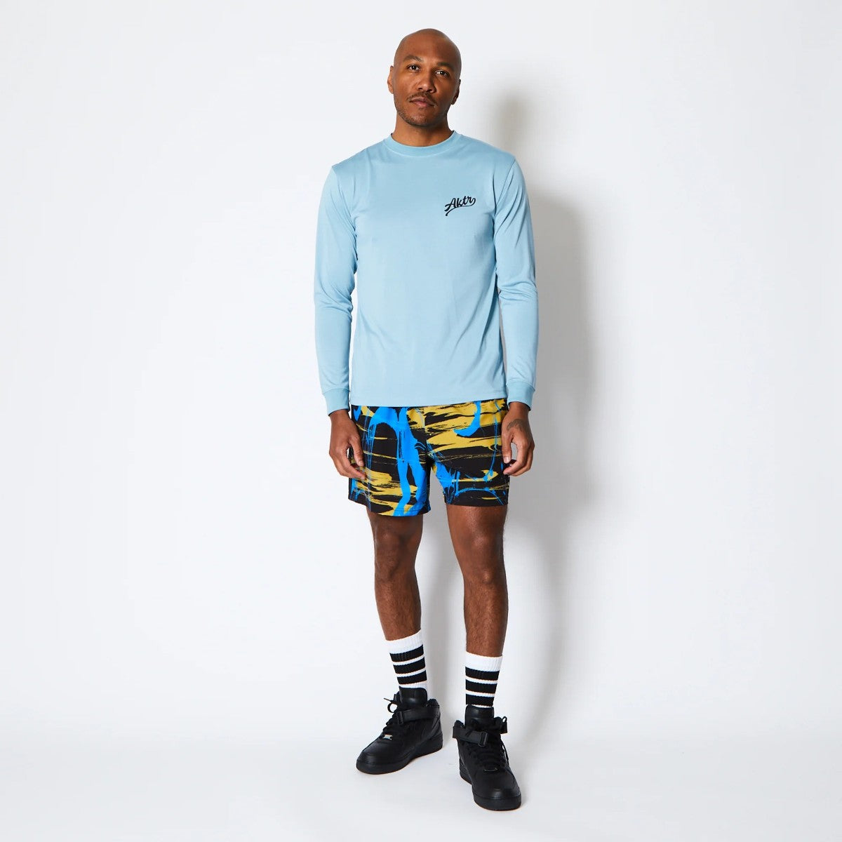AKTR TORSION NICK L/S SPORTS TEE アクター トーション ニック ロングスリーブ スポーツ Tシャツ 225-022005【メンズ Tシャツ スポーツ 長袖 グラフィック トレーニング 25FW】