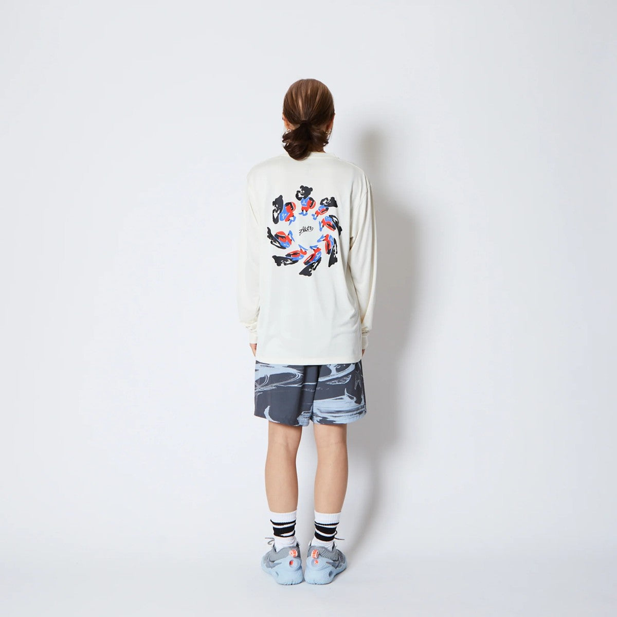 AKTR TORSION NICK L/S SPORTS TEE アクター トーション ニック ロングスリーブ スポーツ Tシャツ 225-022005【メンズ Tシャツ スポーツ 長袖 グラフィック トレーニング 25FW】