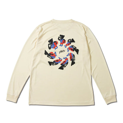 AKTR TORSION NICK L/S SPORTS TEE アクター トーション ニック ロングスリーブ スポーツ Tシャツ 225-022005【メンズ Tシャツ スポーツ 長袖 グラフィック トレーニング 25FW】