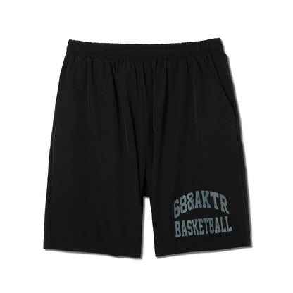 AKTR 68xAKTR ARCH LOGO 6.5INCH SHORTS アクター 68xAKTR アーチロゴ 6.5インチ ショーツ 225-043002【メンズ ショーツ ハーフパンツ カレッジロゴ コラボ 25FW】