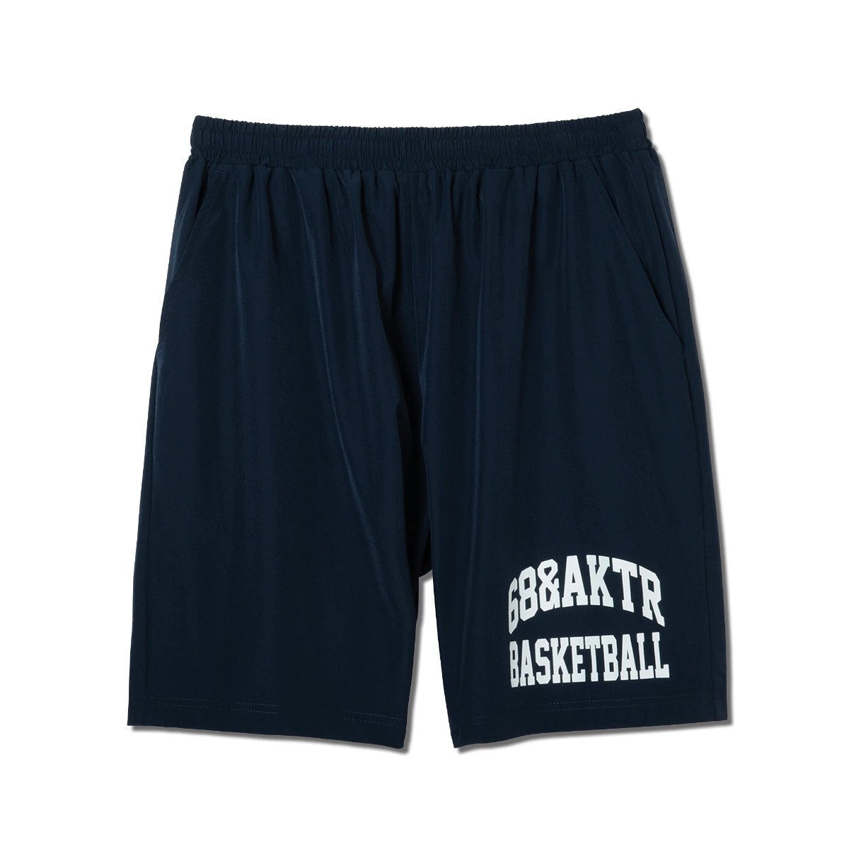AKTR 68xAKTR ARCH LOGO 6.5INCH SHORTS アクター 68xAKTR アーチロゴ 6.5インチ ショーツ 225-043002【メンズ ショーツ ハーフパンツ カレッジロゴ コラボ 25FW】