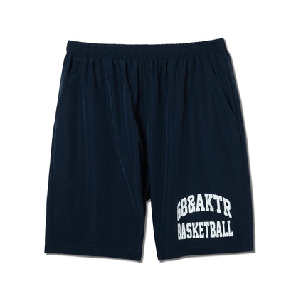 AKTR 68xAKTR ARCH LOGO 6.5INCH SHORTS アクター 68xAKTR アーチロゴ 6.5インチ ショーツ 225-043002【メンズ ショーツ ハーフパンツ カレッジロゴ コラボ 25FW】