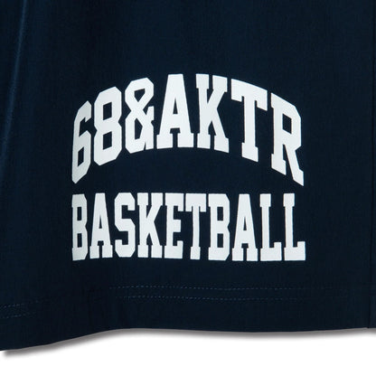 AKTR 68xAKTR ARCH LOGO 6.5INCH SHORTS アクター 68xAKTR アーチロゴ 6.5インチ ショーツ 225-043002【メンズ ショーツ ハーフパンツ カレッジロゴ コラボ 25FW】