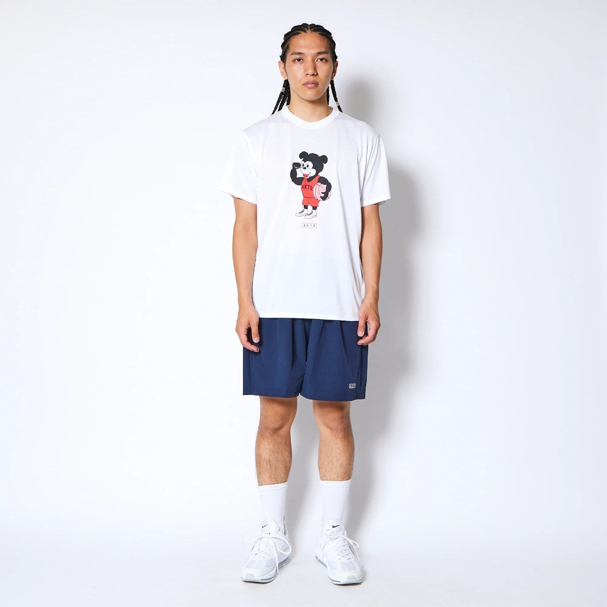 AKTR BASIC NICK SPORTS TEE アクター ベーシック ニック スポーツ Tシャツ 525-001005【メンズ トップス Tシャツ 半袖 フロントプリント 25FW】