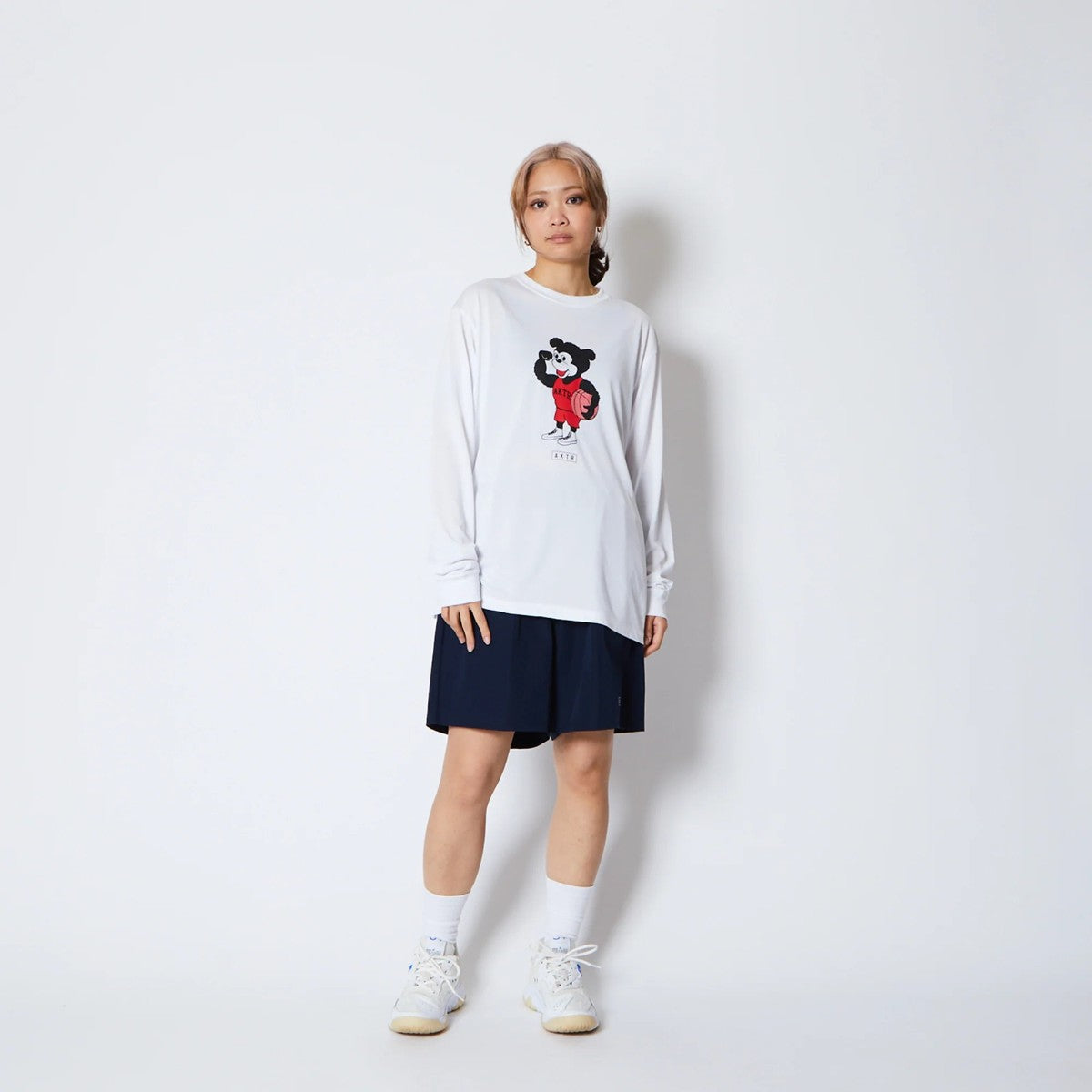AKTR BASIC NICK L/S SPORTS TEE アクター ベーシック ニック ロングスリーブ スポーツ Tシャツ 525-002005【メンズ Tシャツ 長袖 スポーツ グラフィック トレーニング 25FW】
