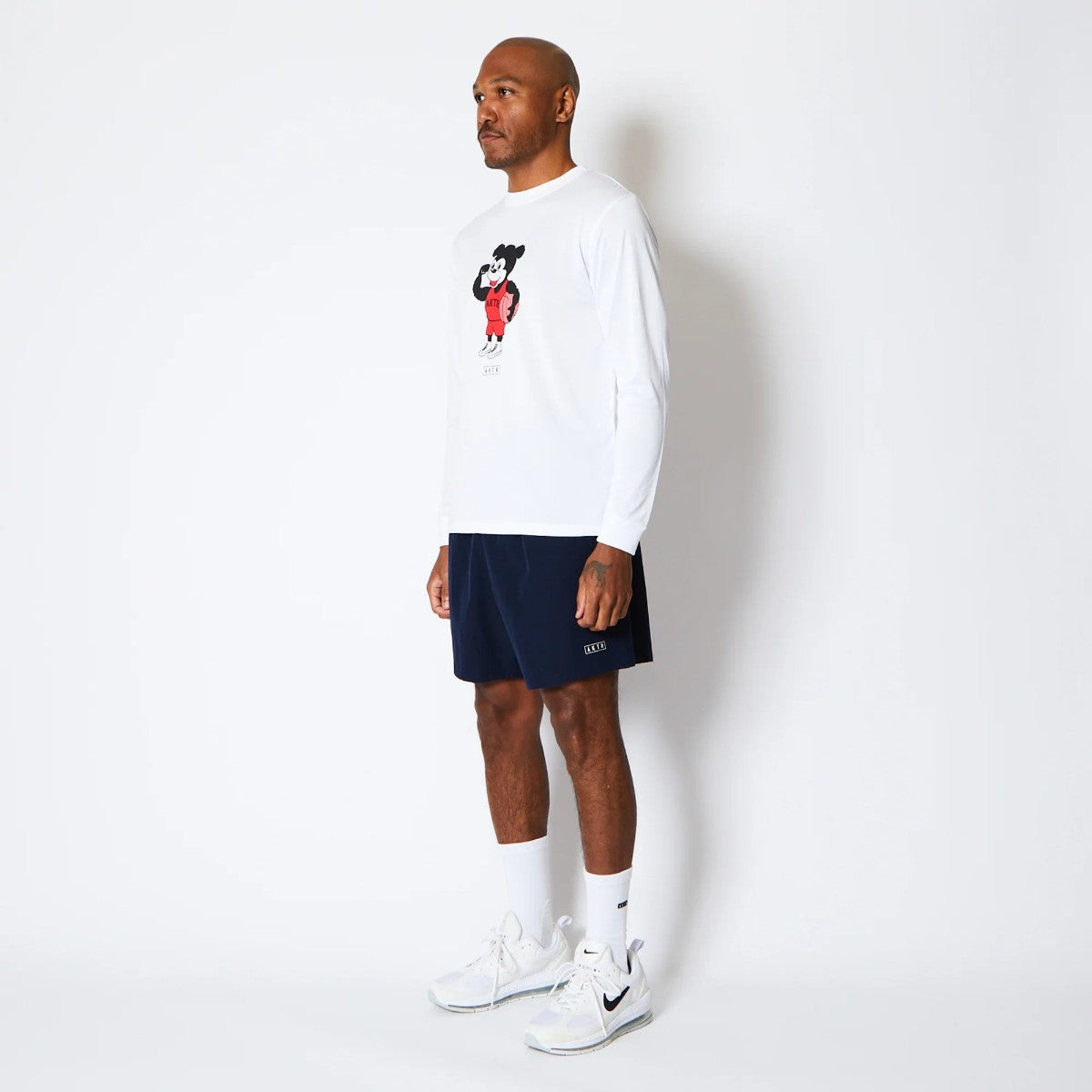 AKTR BASIC NICK L/S SPORTS TEE アクター ベーシック ニック ロングスリーブ スポーツ Tシャツ 525-002005【メンズ Tシャツ 長袖 スポーツ グラフィック トレーニング 25FW】