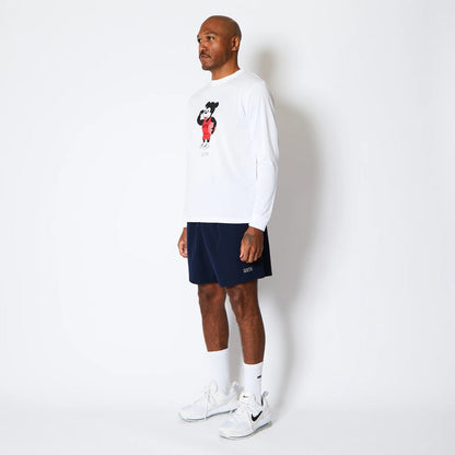 AKTR BASIC NICK L/S SPORTS TEE アクター ベーシック ニック ロングスリーブ スポーツ Tシャツ 525-002005【メンズ Tシャツ 長袖 スポーツ グラフィック トレーニング 25FW】