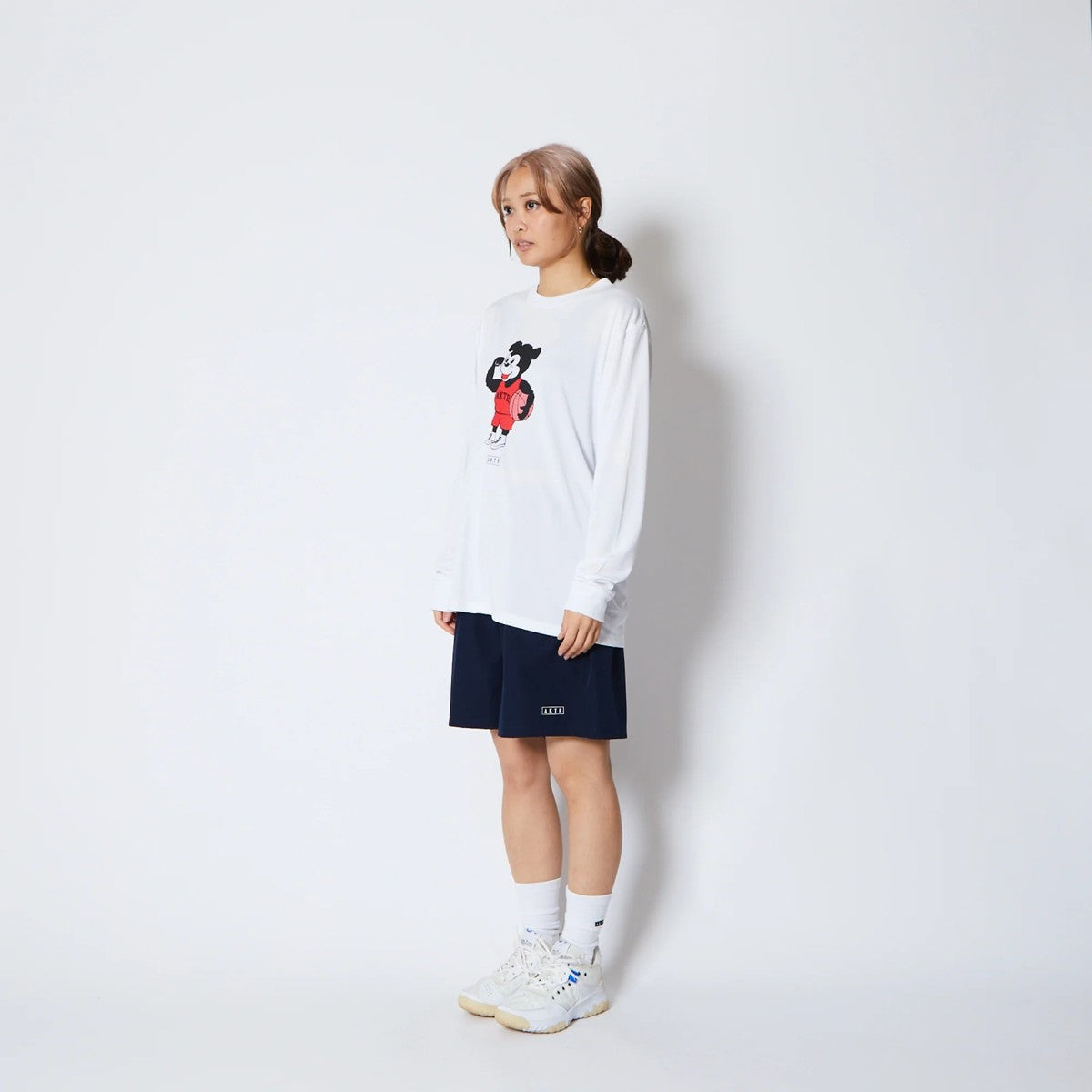 AKTR BASIC NICK L/S SPORTS TEE アクター ベーシック ニック ロングスリーブ スポーツ Tシャツ 525-002005【メンズ Tシャツ 長袖 スポーツ グラフィック トレーニング 25FW】