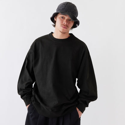 FAT FADEMENTIC エフエイティー フェイドメンティック F32520-CT13【メンズ クルーネック ピグメント加工 BIGシルエット スウェットライク ロゴ刺繍 25FW】