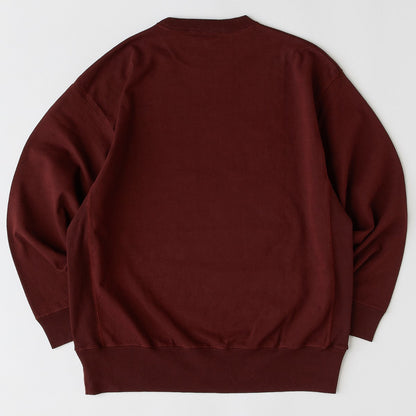 FAT FADEMENTIC エフエイティー フェイドメンティック F32520-CT13【メンズ クルーネック ピグメント加工 BIGシルエット スウェットライク ロゴ刺繍 25FW】