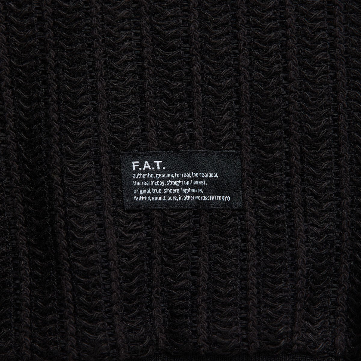 FAT RASCHELO エフエイティー ラッシェロ F32520-CT20【メンズ トップス ポロシャツ ハーフジップ ラッセル編み ストライプ 25FW】