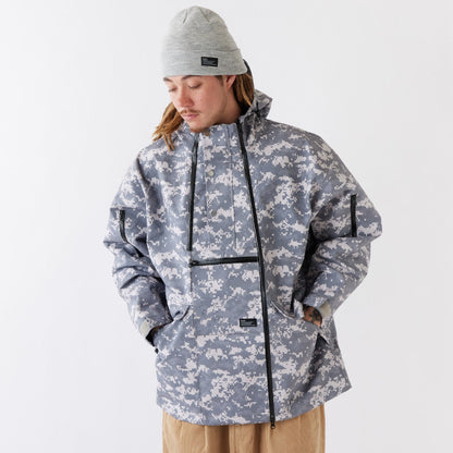 FAT STEEPIXEL エフエイティー スティーピクセル F32520-JK02【メンズ シェルジャケット カモフラージュ 防水アウター 3レイヤー ナイロンジャケット 25FW】